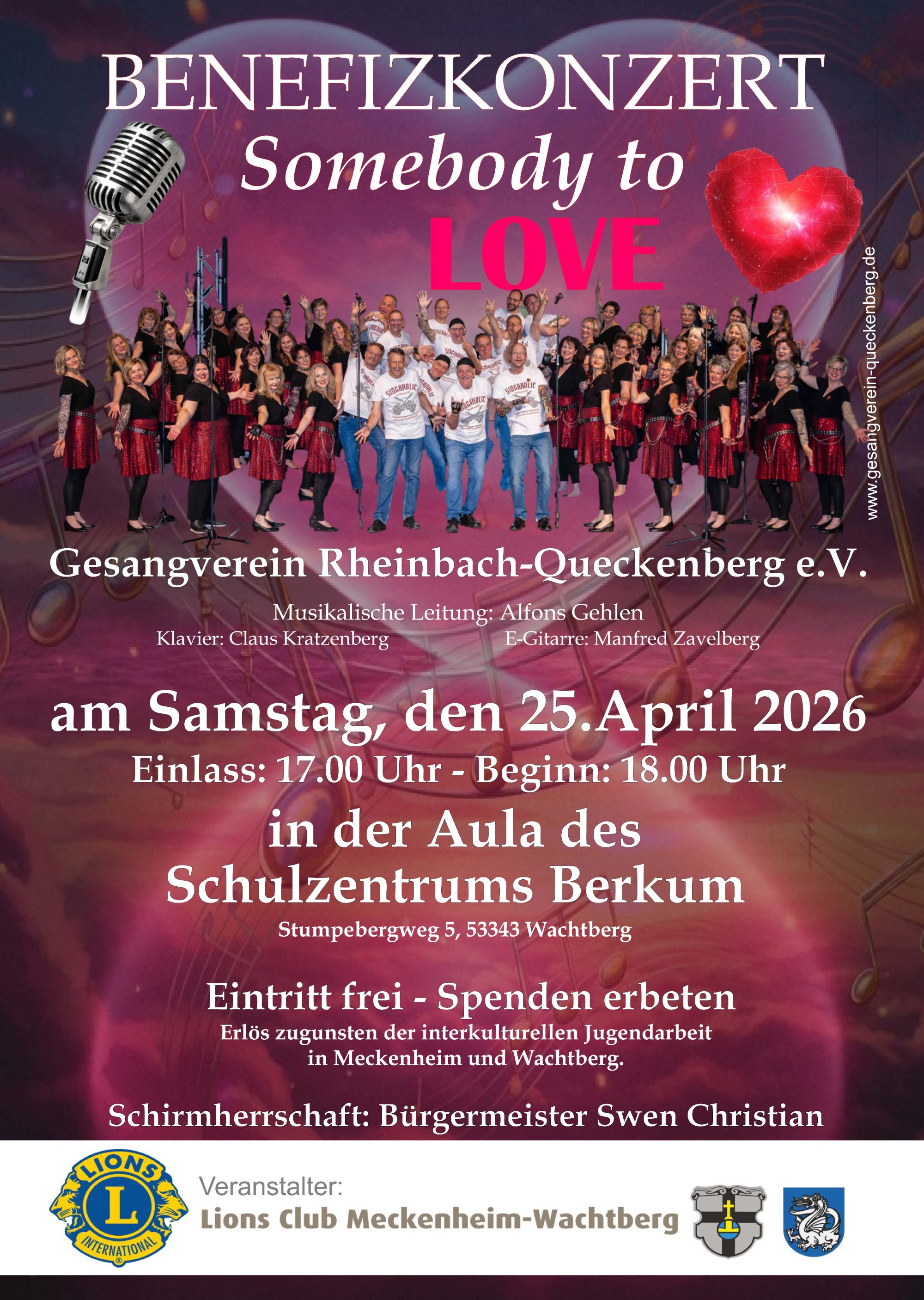 Plakat Lions Benefiz-Konzert