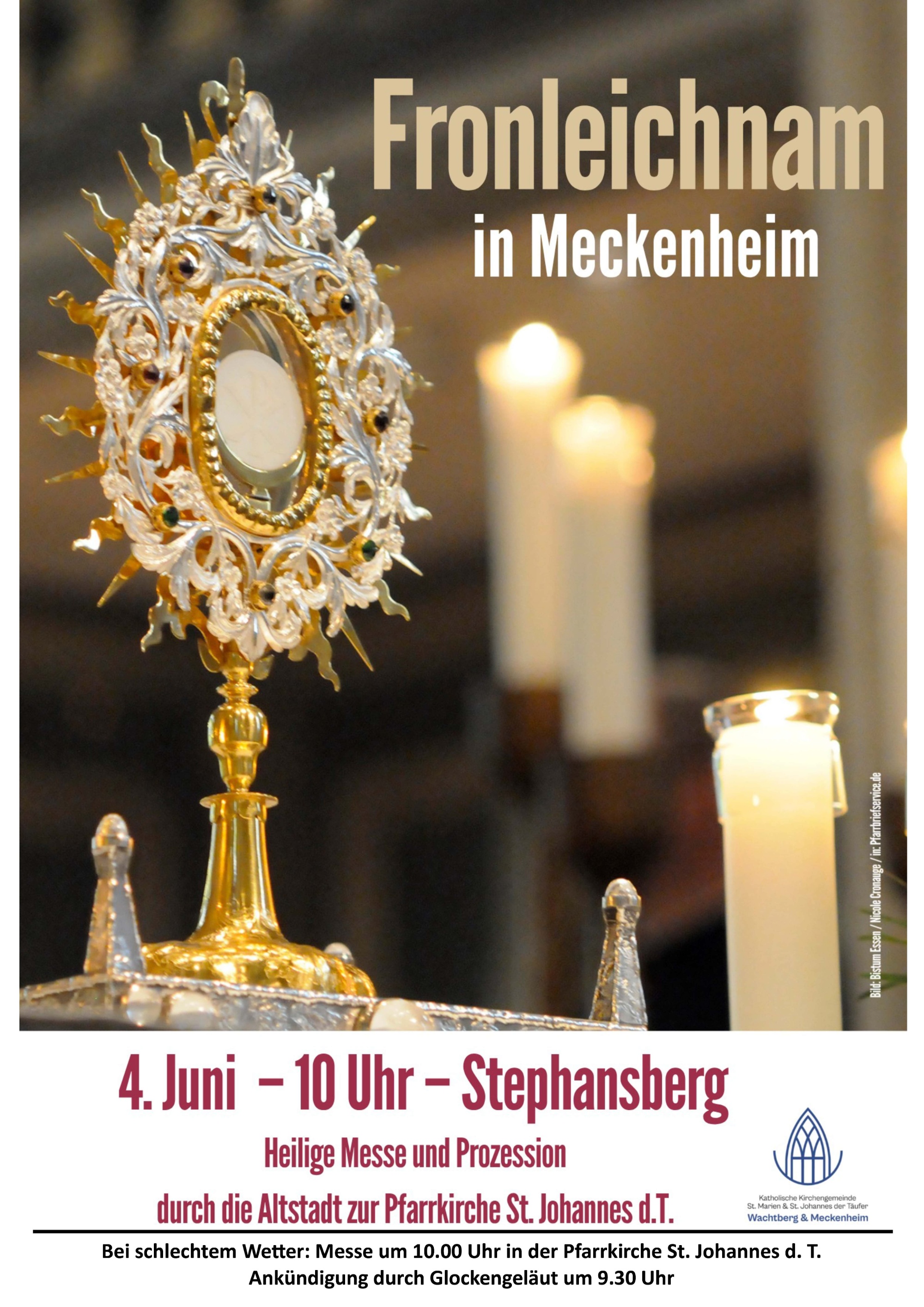 Plakat Fronleichnam 2026 Meckenheim