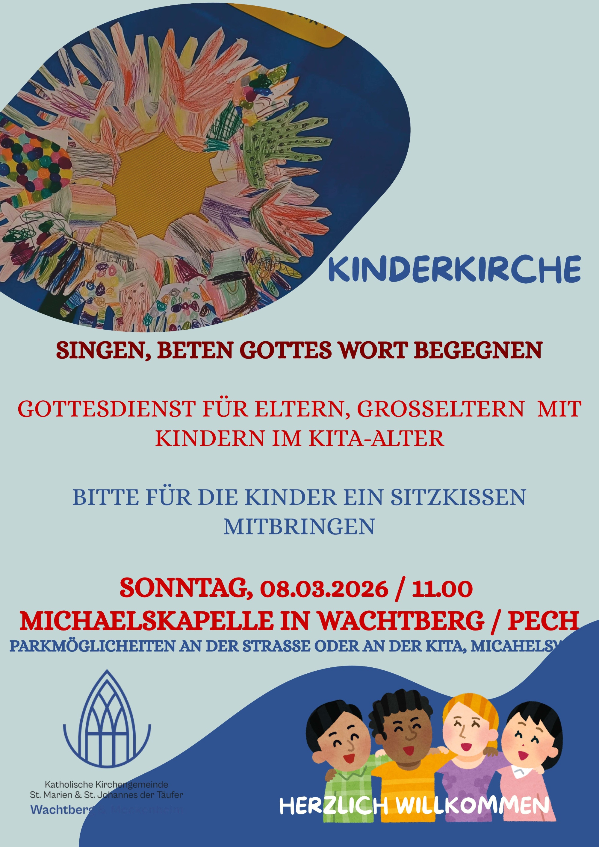 Plakat zur Kinderkirche