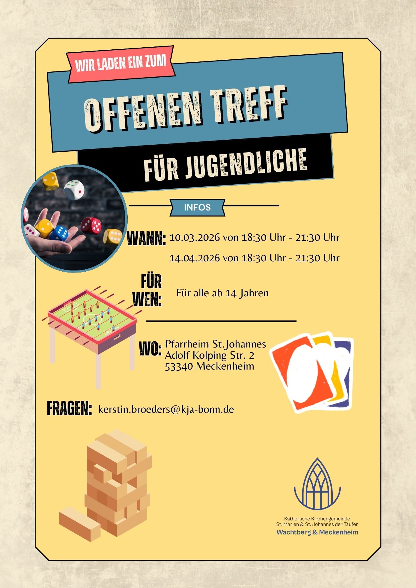 Plakat für den Offenen Treff
