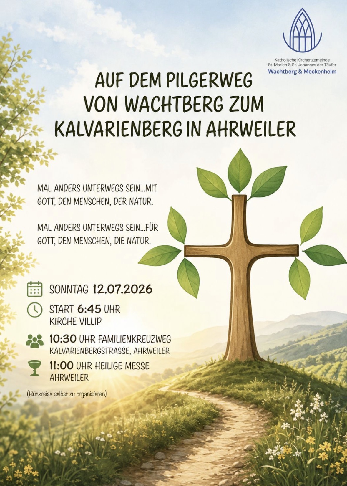 Plakat Pilgerweg Kalvarienberg