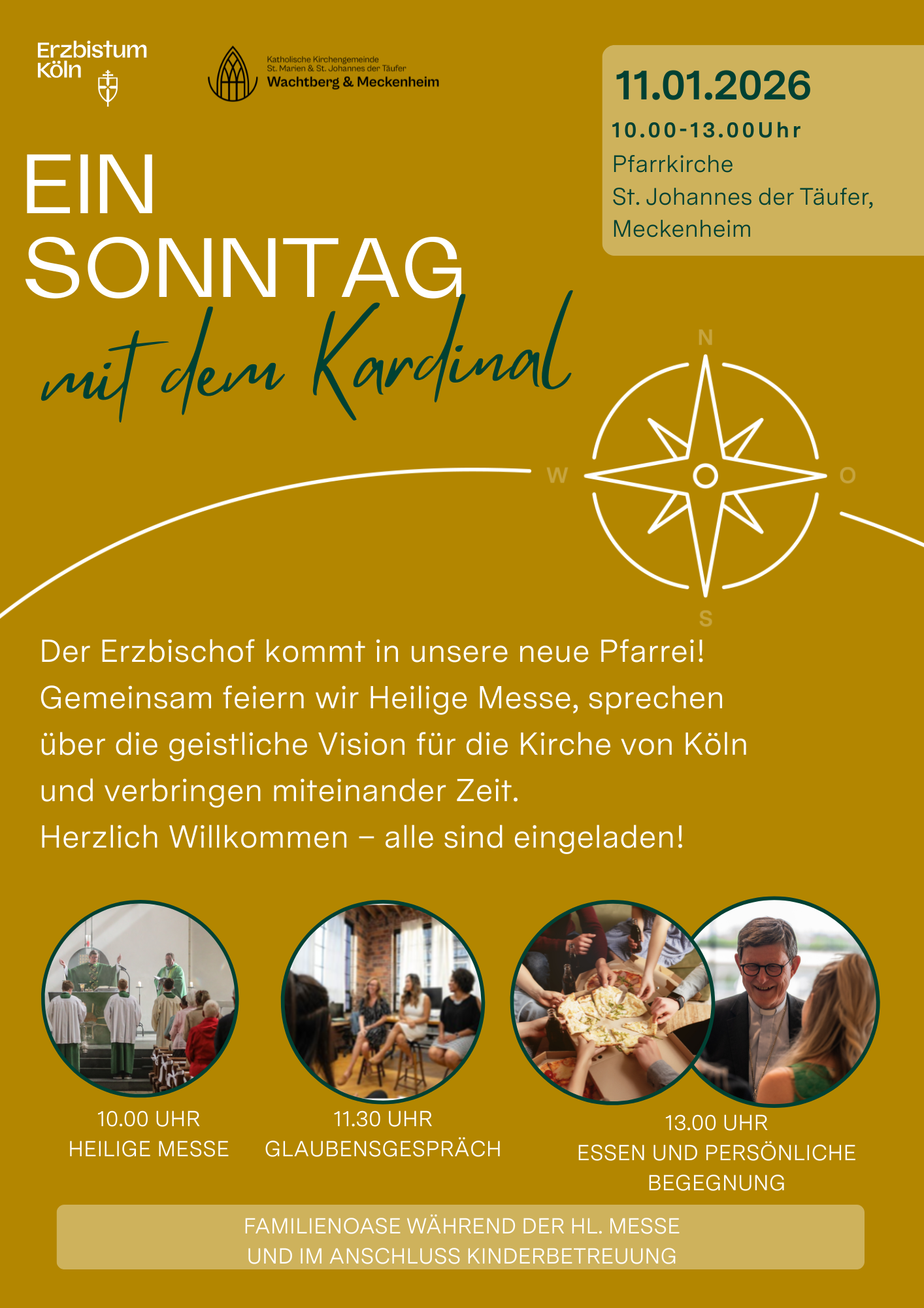 Sonntag mit dem Kardinal
